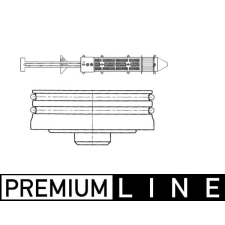 Mahle szárító, klímaberendezés MAHLE AD 190 000P autóalkatrész