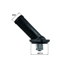 Mahle termosztát, hűtőfolyadék MAHLE TI 225 92D autóalkatrész