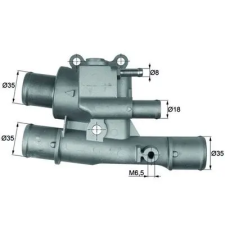 Mahle termosztát, hűtőfolyadék TI 123 88 autóalkatrész
