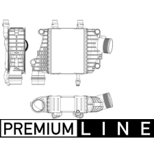 Mahle töltőlevegő-hűtő MAHLE CI 410 000P autóalkatrész
