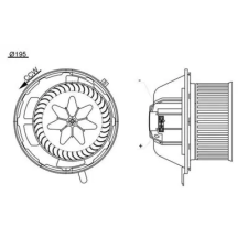 Mahle Utastér-ventilátor AB 194 000S autóalkatrész