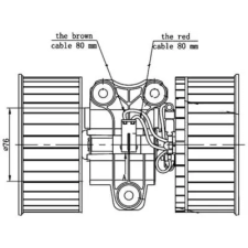 Mahle Utastér-ventilátor AB 81 000S autóalkatrész