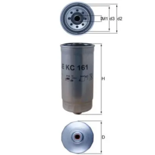 Mahle Üzemanyagszűrő KC 161 autóalkatrész