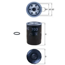Mahle Üzemanyagszűrő KC 703D autóalkatrész
