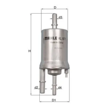 Mahle Üzemanyagszűrő KL 871 autóalkatrész