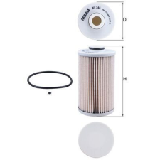 Mahle Üzemanyagszűrő MAHLE KX 344D üzemanyagszűrő