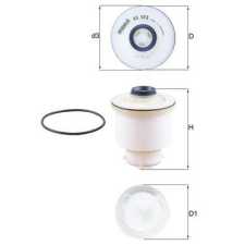 Mahle Üzemanyagszűrő MAHLE KX 573D üzemanyagszűrő