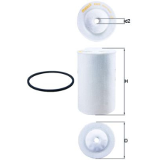 Mahle Üzemanyagszűrő MAHLE KX 65D üzemanyagszűrő