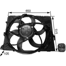 Mahle ventilátor, motorhűtés MAHLE CFF 264 000S autóalkatrész