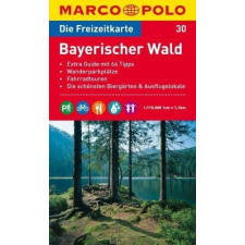 MAIRDUMONT 30. Bajor erdő térkép Marco Polo Bayerischer Wald 1:110 000 térkép