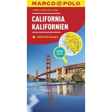 MAIRDUMONT California, Kalifornia térkép Marco Polo 1:800 000 térkép