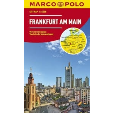 MAIRDUMONT Frankfurt térkép Marco Polo fóliás belváros térkép 1:16 000 térkép