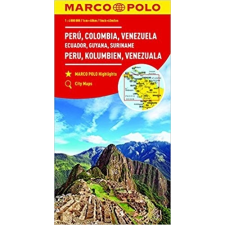 MAIRDUMONT Peru térkép Marco Polo 2016 1:4 000 000 térkép