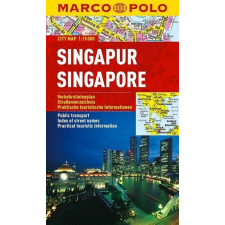 MAIRDUMONT Singapore Szingapur térkép Marco Polo 1:15 000 térkép