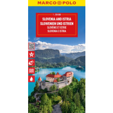 MAIRDUMONT Szlovénia térkép Marco Polo 1:300 000 + Isztria térkép 2023 térkép