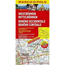 MAIRDUMONT West Bohemia térkép, Nyugat Bohémia térkép Marco Polo 2014 1:200 000 Közép-Bohémia térkép térkép