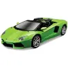 Maisto Aventador Roadster Assembly Line, metálzöld