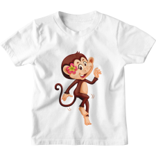  Majom Kislány - Gyerek Póló gyerek póló