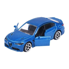 Majorette Alfa Romeo Edition Giulia Quadrifoglio - kék autópálya és játékautó