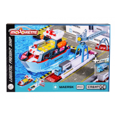 Majorette Creatix Maersk teherszállító játékszett autópálya és játékautó