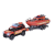 Majorette GS Land Rover tűzoltó autó hajóval - Piros