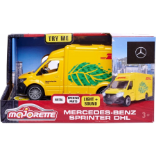 Majorette nagy Mercedes-Benz DHL autómodell autópálya és játékautó