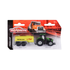 Majorette Trailer játékszett - Deutz-Fahr - Fliegl Polyline (212053154) autópálya és játékautó