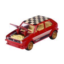 Majorette VW The Originals Deluxe autómodell tároló dobozzal - Golf - piros autópálya és játékautó