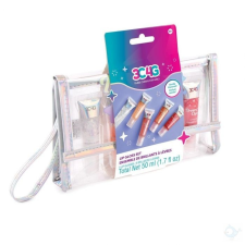 Make It Real , 3C4G Holowave kollekció, szájfény szett átlátszó táskában rúzs, szájfény