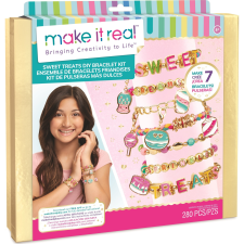Make It Real Sweet Treats karkötőkészítő készlet (1728) kreatív és készségfejlesztő