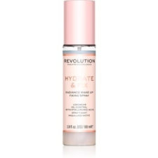 Makeup Revolution Hydrate &amp; Fix make-up fixáló spray 100 ml smink alapozó