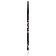 Makeup Revolution Precise Brow Pencil precíz szemöldökceruza kefével árnyalat Brown 0.05 g szemceruza