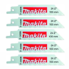 Makita BIM orrfűrészlap fém, TPI:24, L:100mm 5db