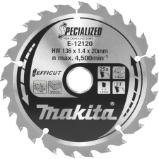 Makita E-12120 Univerzális Körfűrészlap Ø 136mm 25 fog (E-12120) fűrészlap