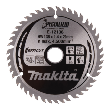 Makita EFFICUT Fa Körfűrészlap Ø 136mm 45 fog (E-12136) fűrészlap