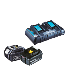 Makita Energy Kit 197629-2 BL1850B 18V Akkumulátor 5000mAh (2db) + DC18RD töltő barkácsgép akkumulátor