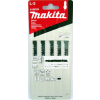 Makita HCS L-2 szúrófűrészlap fa, TPI:6, L:132mm 5db