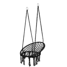 Malatec Függőszék, függőhinta 150kg-os teherbítással (fekete) kerti bútor