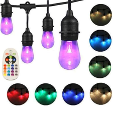 Malatec Malatec fényfüzér RGB LED izzókkal, 15 m, 21 világítási mód, hangérzékelő, távirányító (BB-15736) karácsonyfa izzósor