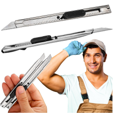 Malatec Tapétavágó kés, visszahúzható 9mm-es penge festő és tapétázó eszköz