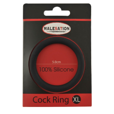 Malesation MALESATION Silicone Cock-Ring black XL (O 5cm) péniszgyűrű