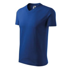 Malfini 102 V-neck unisex póló királykék színben munkaruha
