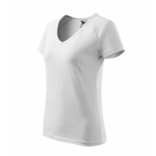 Malfini 128 Malfini Dream V nyakú női póló Fehér munkaruha