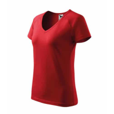 Malfini 128 Malfini Dream V nyakú női póló Piros - 2XL munkaruha