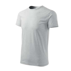 Malfini 129 Basic Férfi Póló világosszürke melírozott - 3XL