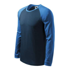 Malfini 130 Malfini Street LS férfi pólók tengerészkék - 2XL