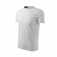 Malfini 138 Malfini Basic gyerek póló világosszürke melírozott - 134 cm/8 éves