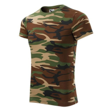 Malfini 144 Malfini Camouflage terepszínű unisex póló barna terepszín
