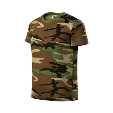 Malfini 149 Malfini Camouflage gyerek pólók barna terepszín