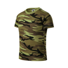 Malfini 149 Malfini Camouflage gyerek pólók zöld terepszín - 134 cm/8 éves